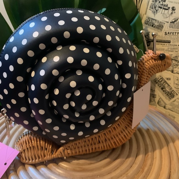 Enchanted Forest Wicker Scarlet Snail Kate Spade - Picture 9 of 15